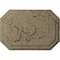 Ekena Millwork Felix Ceiling Medallion, Hand-Painted Gobi Desert Crackle, 25 1/4"W x 17 1/4"H x 1 3/4"P CM25FEGDC - alternate 1